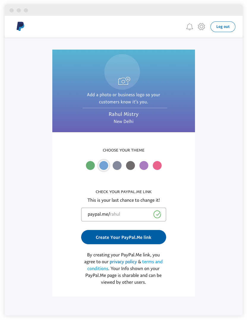Article Paypal Me Create - Paypal (900x1146), Png Download