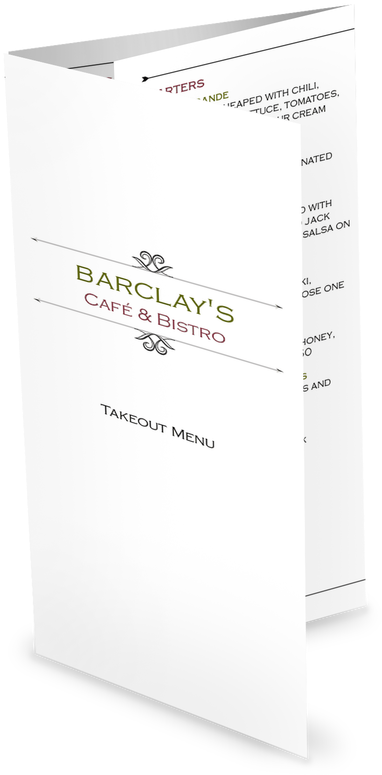 Market Cafe Trifold - Folded Menu (900x900), Png Download