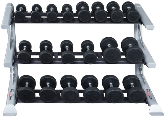 Pcl Sdkr 3 Tier Saddle Dumbell Rack - Body Solid 3 Tier Saddle Commercial Dumbbell Rack (600x600), Png Download