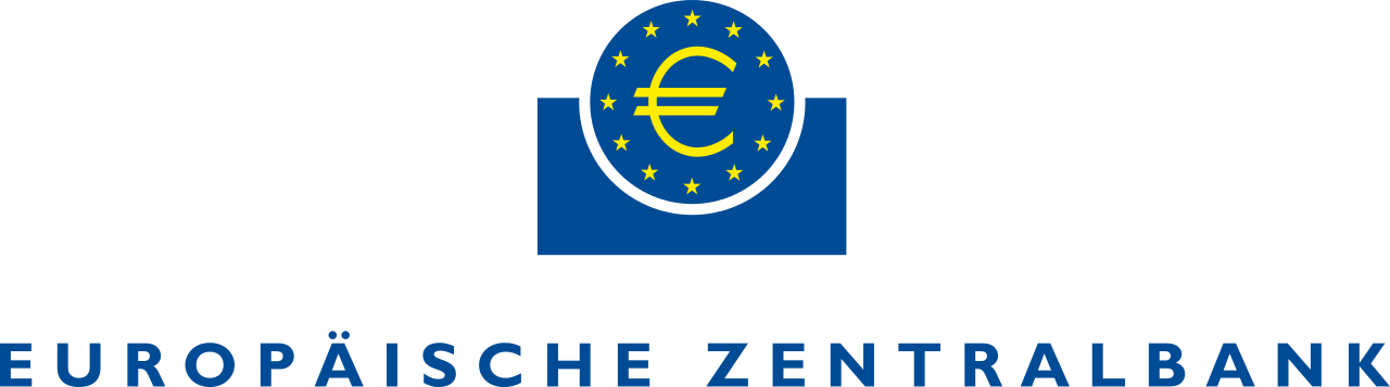 Logo European Central Bank - European Central Bank Logo Png (1280x357), Png Download