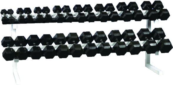 Pro Maxima 2-tier Dumbbell Rack Fw-15 (600x301), Png Download