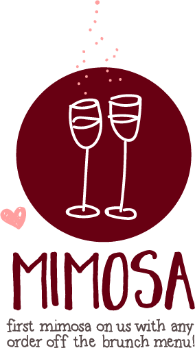 1st Mimosa Free Weekend Brunch V5 - Typografie Champagne Morgens Postkarte (284x508), Png Download