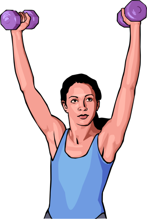 Vector Illustration Of Workout Physical Fitness Exercise (470x700), Png Download