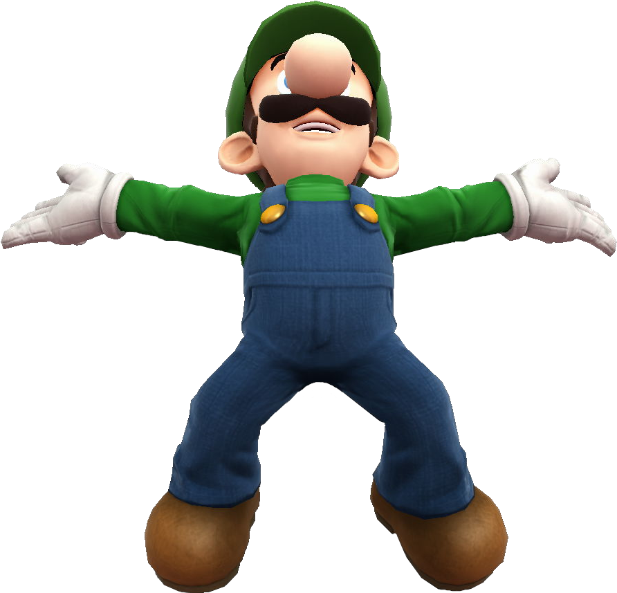 Luigi I M Luigi, Number One (999x974), Png Download