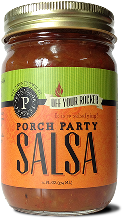 Porch Party Salsa Off Your Rocker - Pennacook Peppers Off Your Rocker Porch Party Salsa (500x500), Png Download