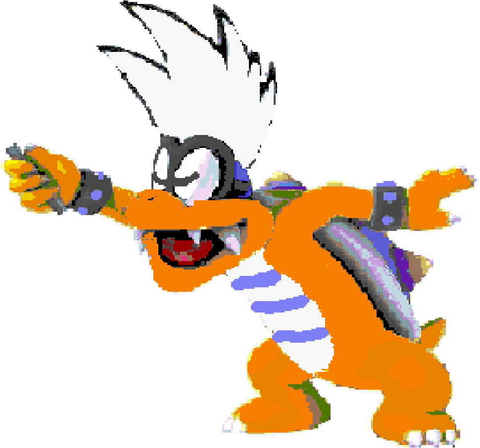 Iggy Koopa - Iggy Koopa Smw (970x906), Png Download