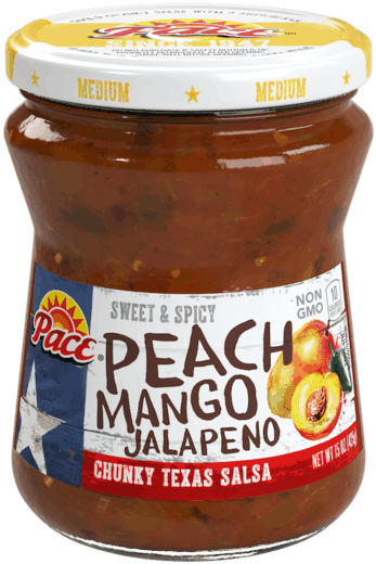 Peach Mango Jalapeno Salsa (600x600), Png Download