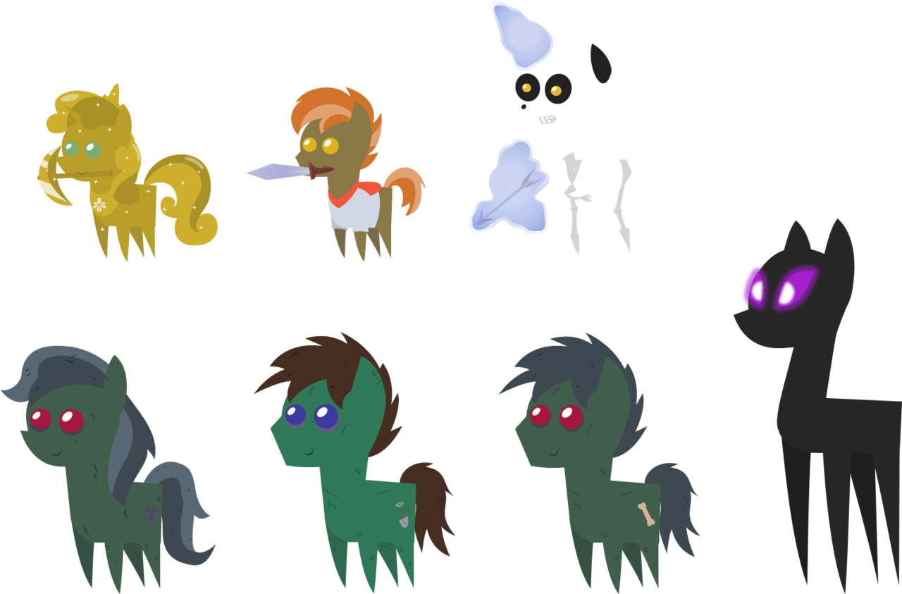 Zacatron94, Bow And Arrow, Bow , Button Mash, Don't - Minecraft Don Mine At Night My Little Pony (1280x843), Png Download