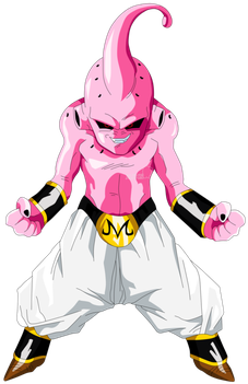 Kid Buu By Alexelz - Kid Buu (350x350), Png Download
