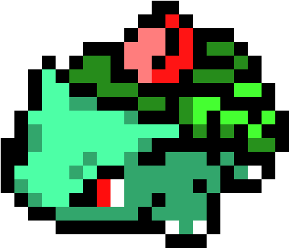 Ivysaur - Ivysaur Pixel Art (470x510), Png Download