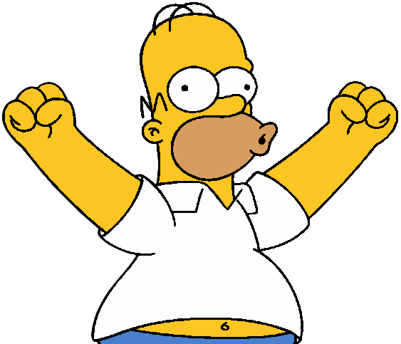 Homer As Thomas - Homer Simpson Clip Art (563x483), Png Download