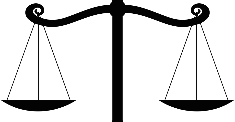 Right And Wrong Scale (960x500), Png Download