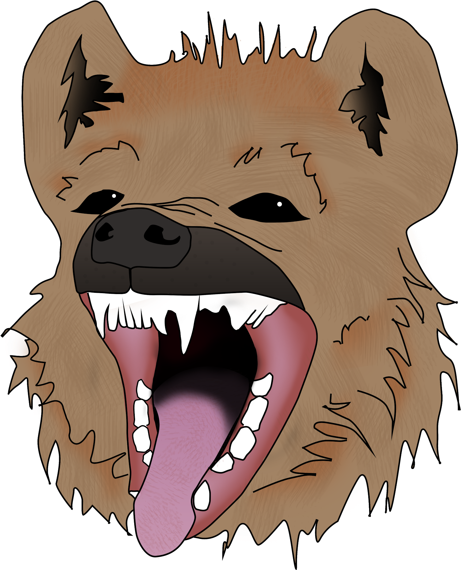 Hyena-logo - Hyena Laughing Transparent (1917x1917), Png Download