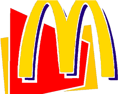 Picture Black And White Download Mcdonalds Drawing - Mcdonald's (450x300), Png Download