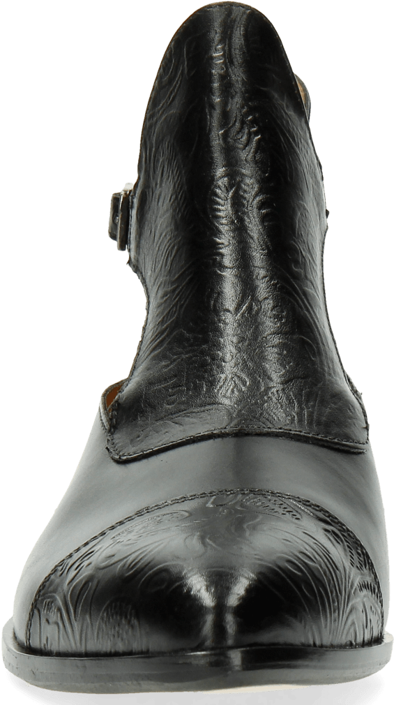 Ankle Boots Jessy 21 Floral Print Black - Chelsea Boot (1024x1024), Png Download