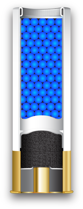 See-through Hull - See Through Shotgun Shells (460x801), Png Download