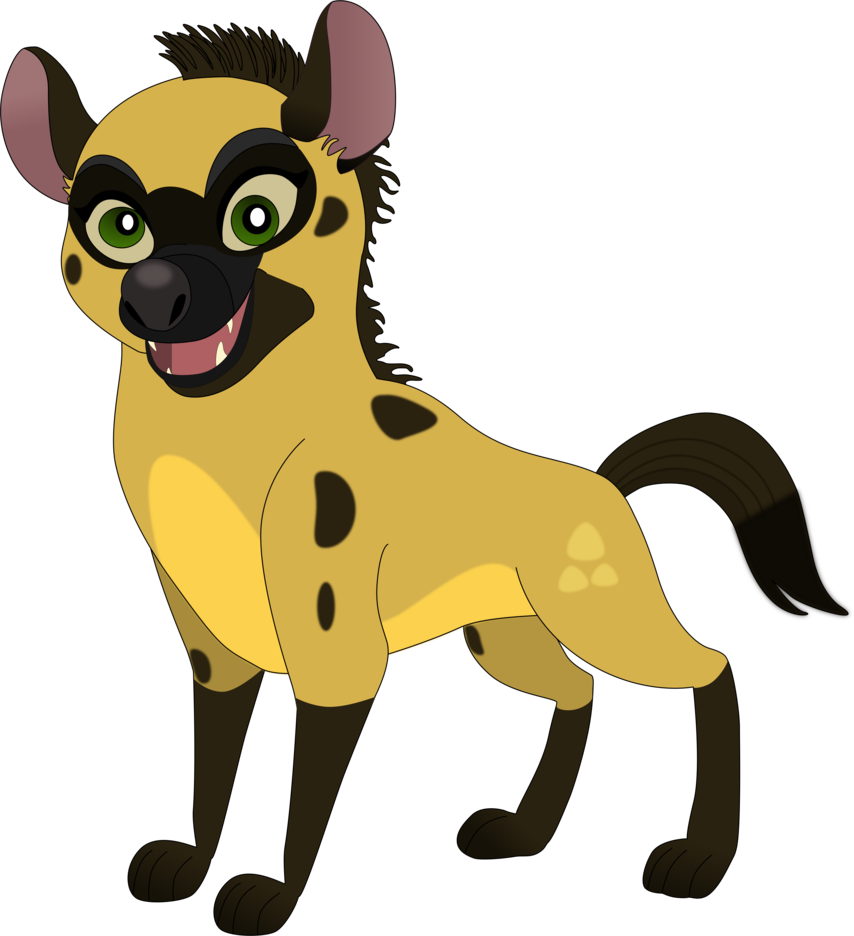 My St Oc Sandy Banner Royalty Free Stock - Hyena Lion Guard Oc (854x936), Png Download