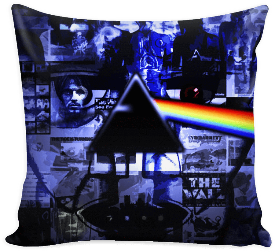 Pink Floyd Pillows Cover - Happy Birthday From Pinkfloyd (1024x1024), Png Download
