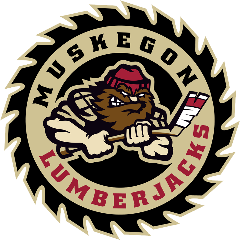 New Lumberjack Austin Alger's Late Goal Gives Muskegon - Muskegon Lumberjacks Logo (791x791), Png Download