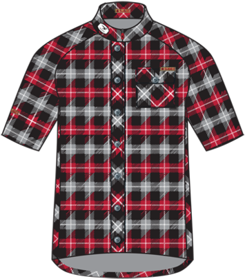 Sugoi Lumberjack Jersey - Plaid (424x600), Png Download