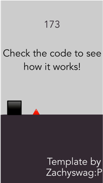 Geometry Dash Starter Template By Zachyswag - Poster (375x375), Png Download