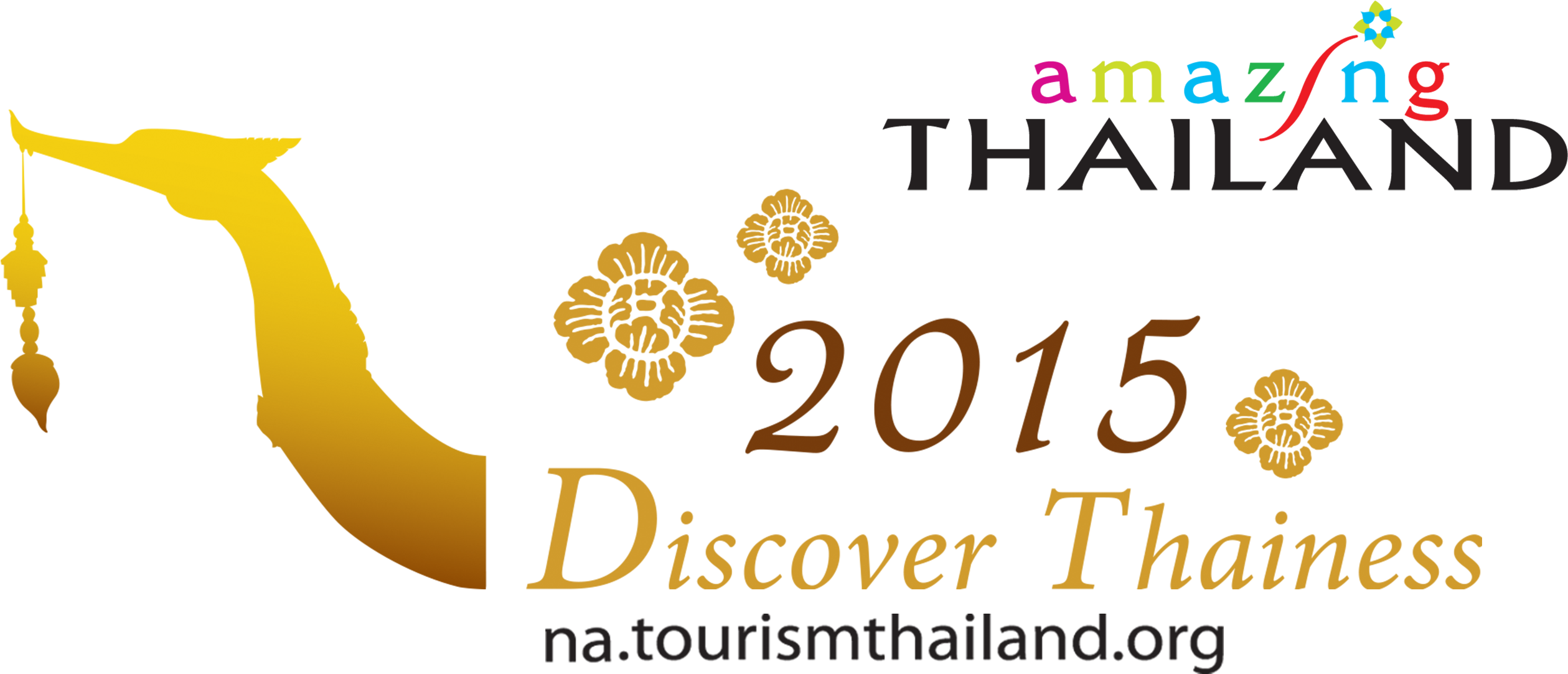 Discover Thainess, Amazing Thailand - Amazing Thailand 2015 (2539x1132), Png Download