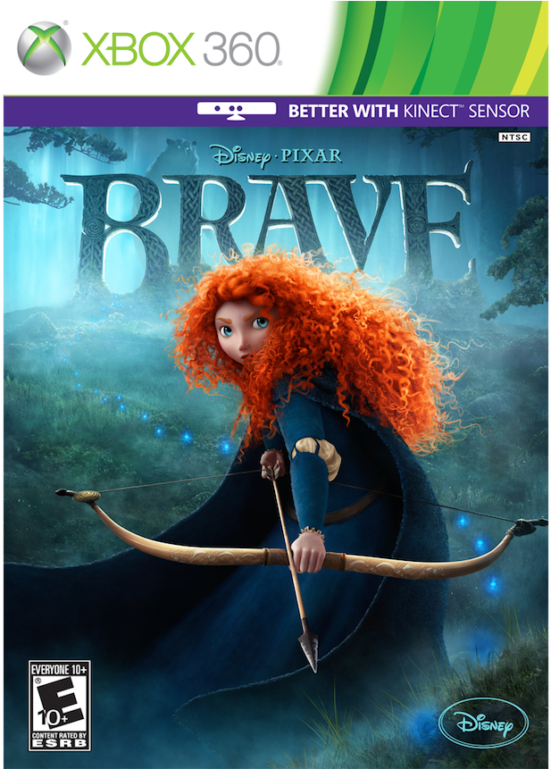 The Video Game” Now Available For Xbox 360, Ps3, Wii, - Disney Pixar's Brave (xbox 360) (1300x860), Png Download