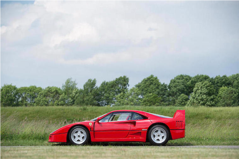 Bonhams - Ferrari F40 (1483x506), Png Download