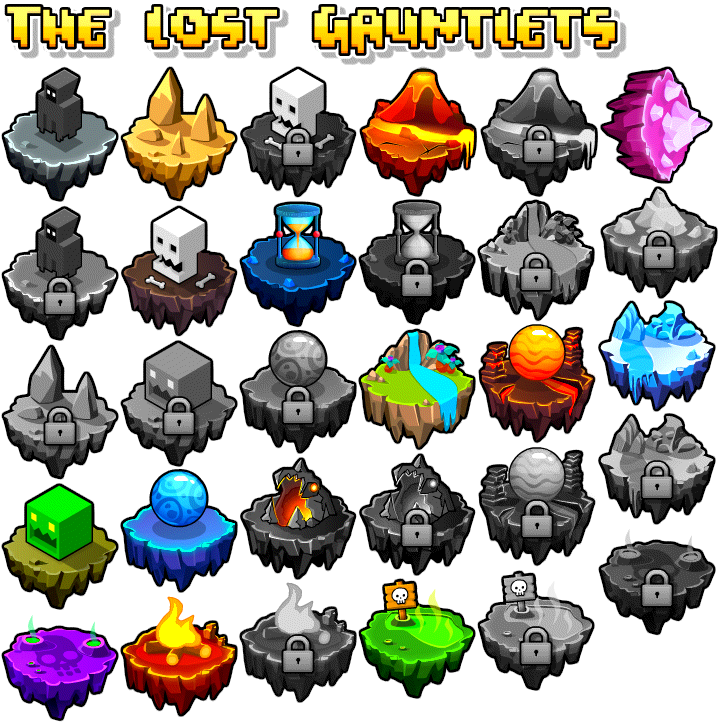 Gauntlets - Geometry Dash Gauntlets Icon (726x726), Png Download