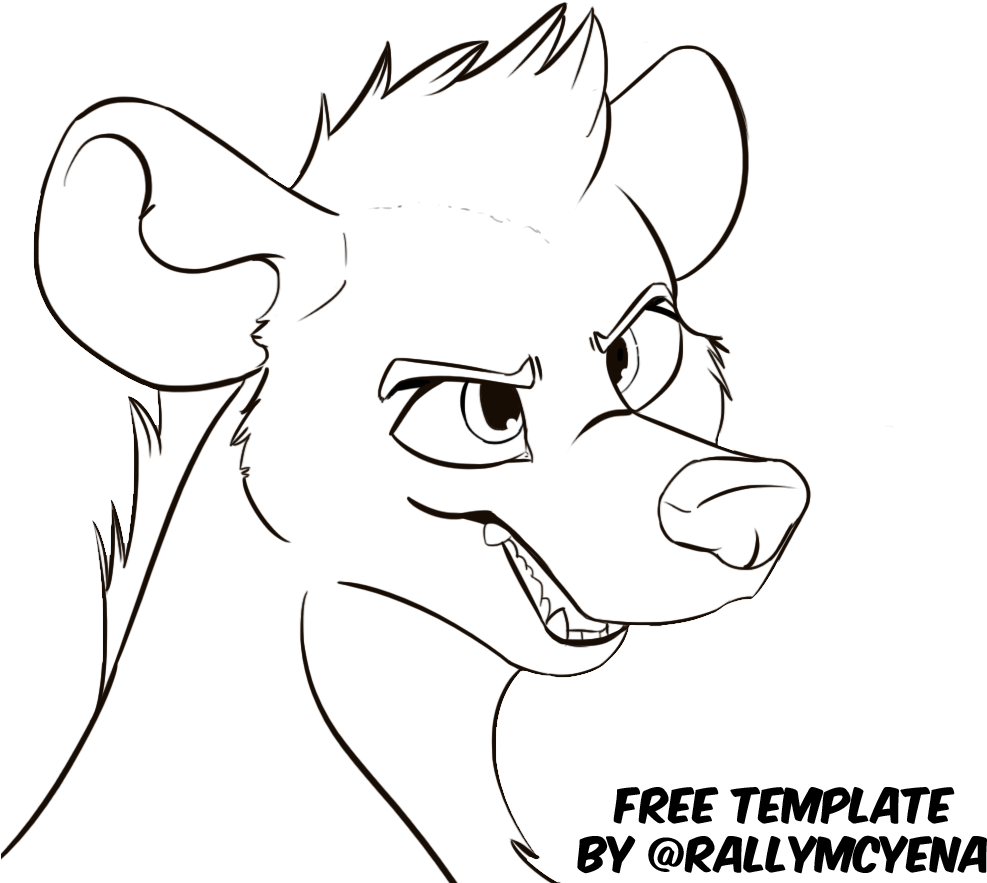 Free Hyena Digital Template So You Can Make Your Own - Comic Template: Large Print (8.5"x11") Basic 6 Panal (998x905), Png Download