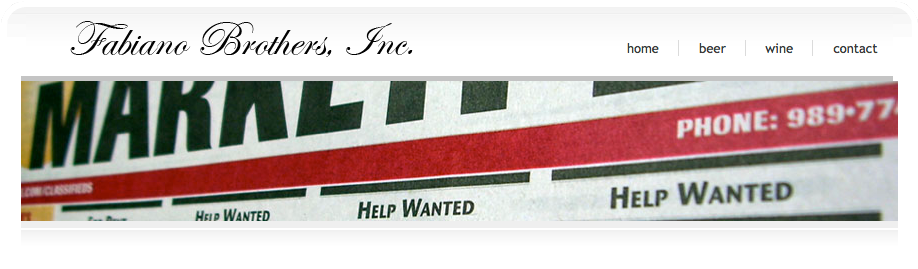 Fabiano Brothers - Home - Jobs - Blog (917x298), Png Download