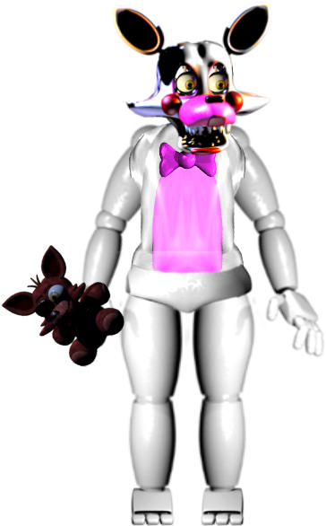 Toy Foxy - Toy Mangle Full Body (519x639), Png Download