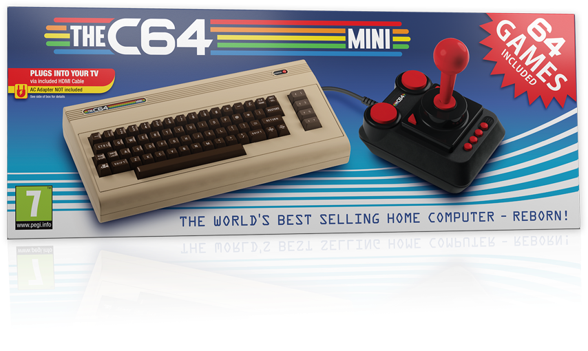 Posted Under C64 Mini, Super Nintendo Classic, Nes - Commodore 64 C64 Mini (900x580), Png Download