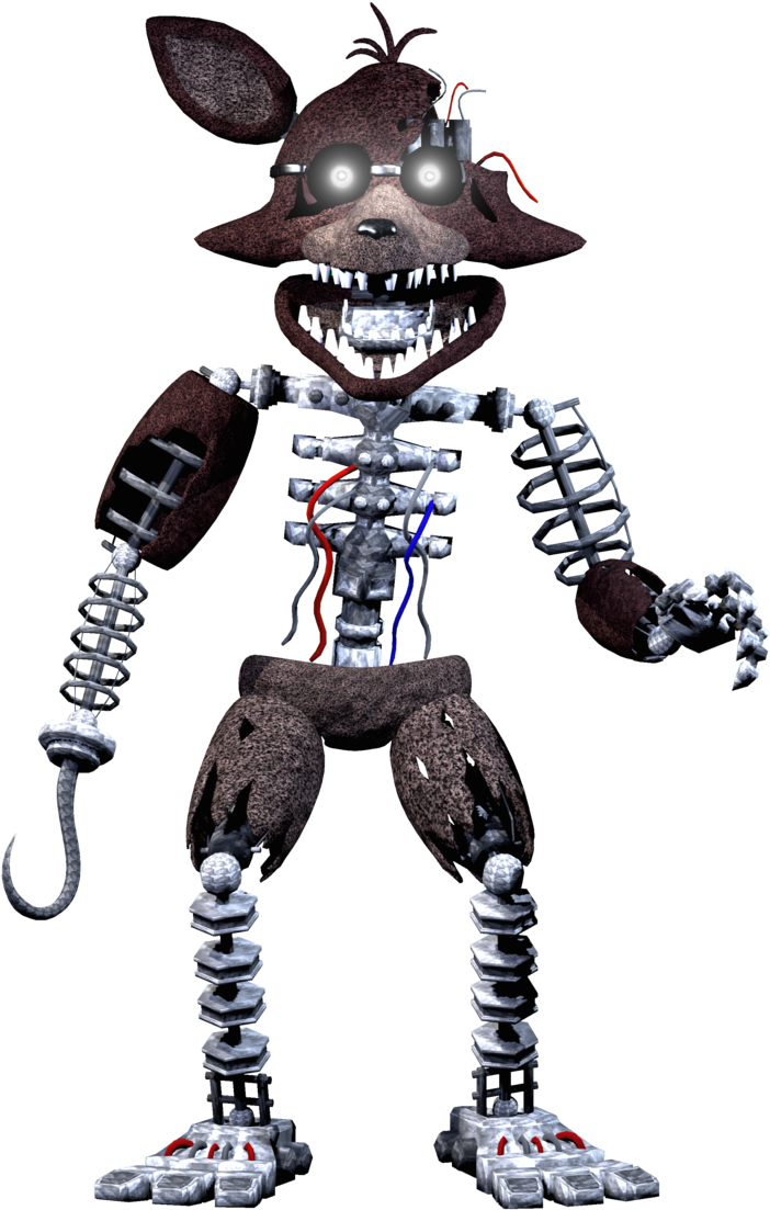 Image Original Png Five - Fnaf Tjoc Ignited Foxy (716x1117), Png Download