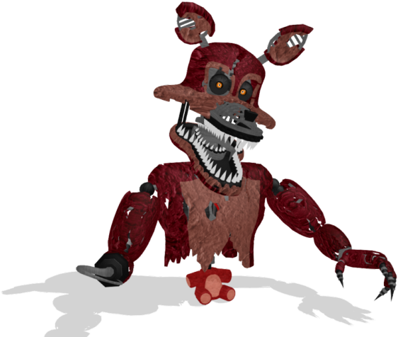 Nightmare Foxy Png Transparent Images - Five Nights At Freddy's (640x480), Png Download
