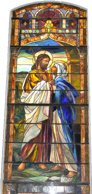 Stained-glass - Stained Glass (307x650), Png Download