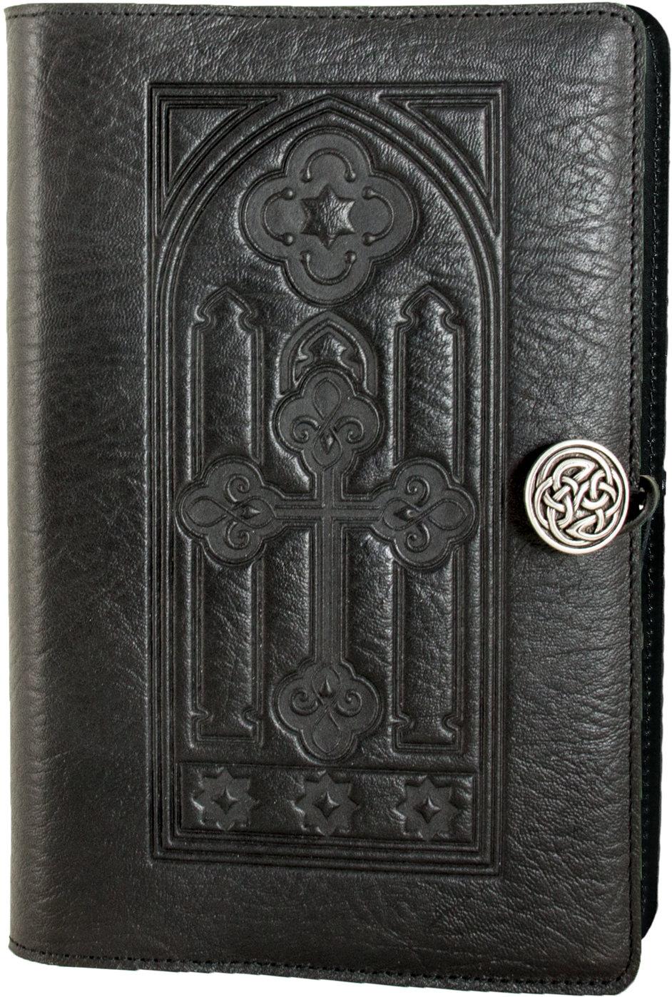 Large Leather Notebook Cover - Notebook (1000x1479), Png Download