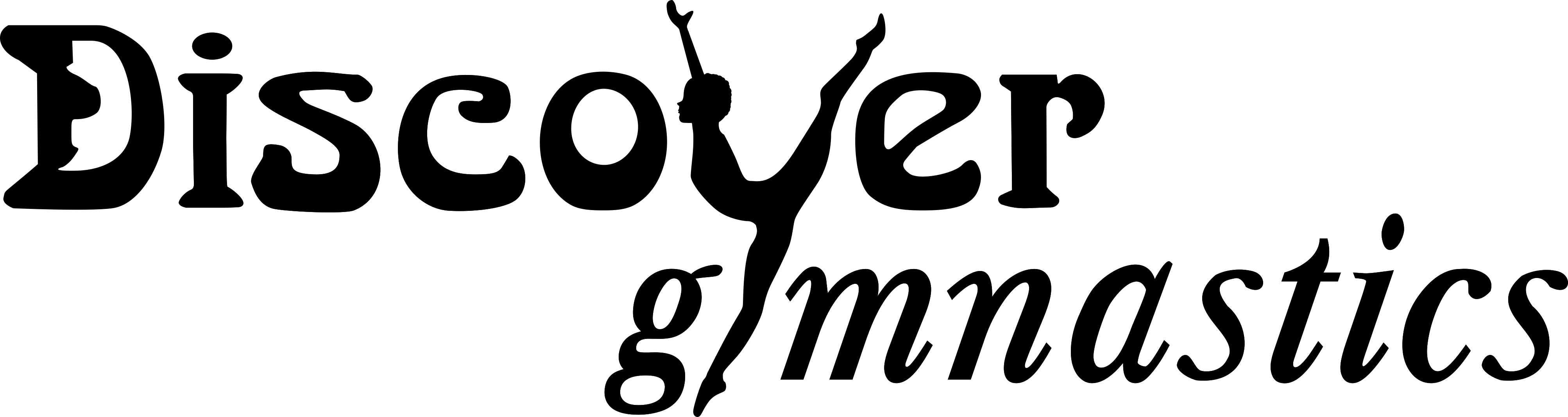 Fitness Lable-300×154 Discover Gymnastics - Discover Gymnastics Houston Logo (4012x1068), Png Download