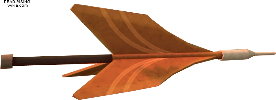 Dead Rising Lawn Dart - Lawn Dart Png (912x347), Png Download