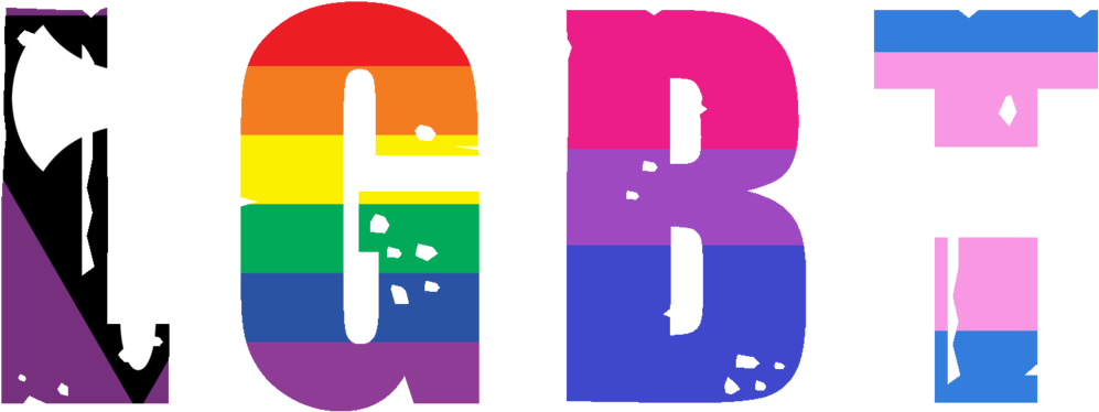 Lgbt Free Png Image - Lgbt Png (1024x392), Png Download