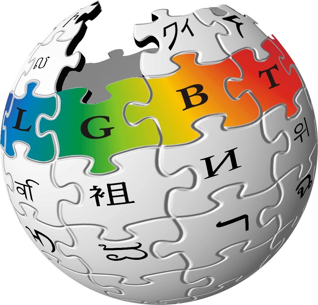 File - Wikipedia-lgbt - Wikipedia Icon Jpg (1058x1058), Png Download