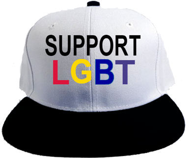 Support Lgbt Hat - Baseball Cap (505x428), Png Download