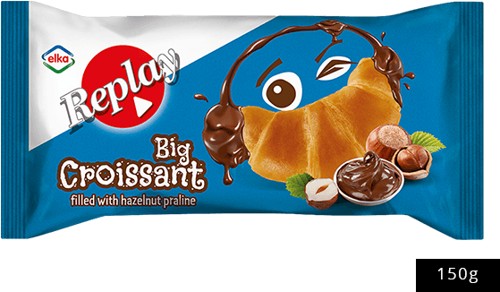 Replay Big Croissant Filled With Hazelnut Praline - You're A Bullied Crocagator (576x384), Png Download