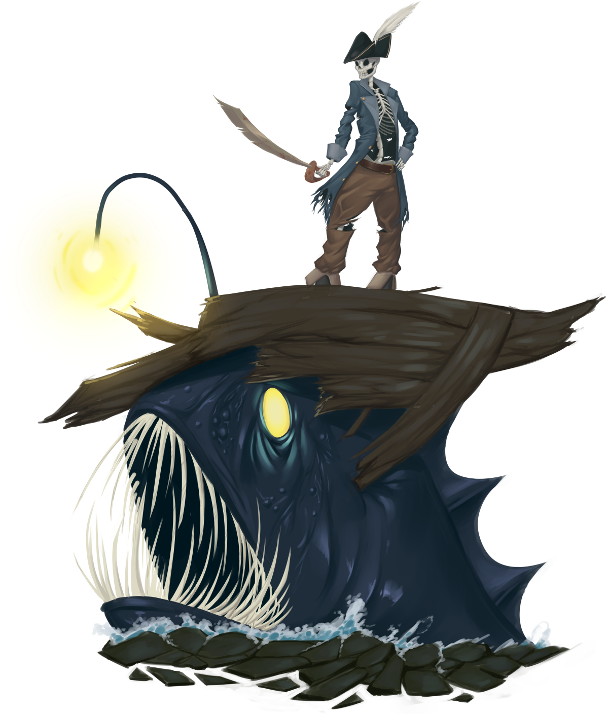 So I Decided To Help Out Evil Pickle With Some Art - Illustration (1500x1500), Png Download