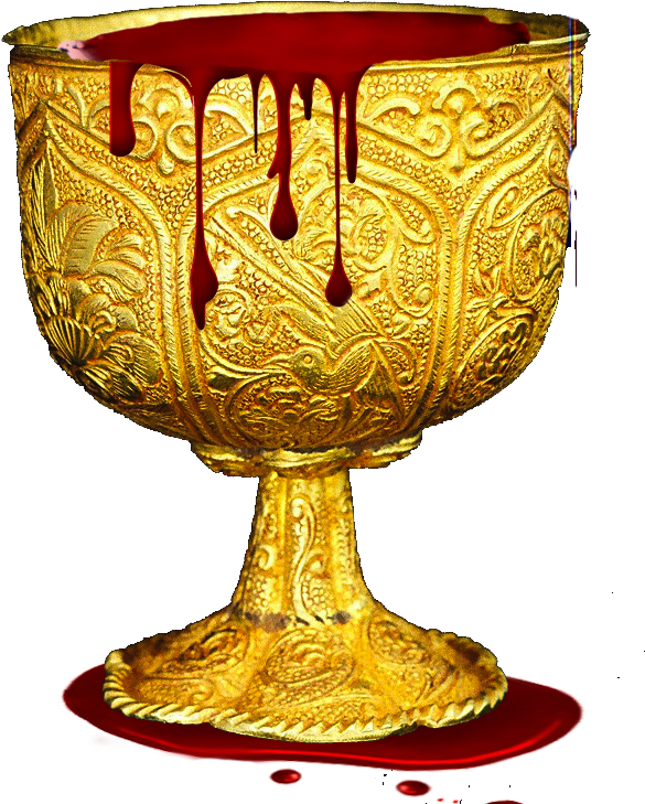 Bloody Chalice - Antique (638x768), Png Download
