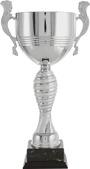 Trofeo Copa Cáliz Plata Con Asas (457x652), Png Download
