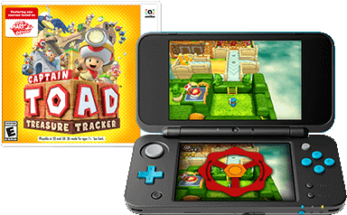 Courtesy Of Nintendo - Captain Toad 3ds Vs Switch (475x338), Png Download