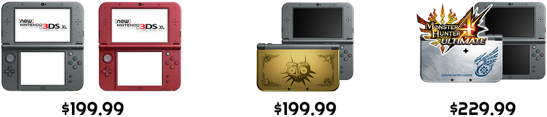 New Nintendo 3ds Xl $199 - New 3ds Xl Console Zelda Majora's Mask Edition (3ds) (1080x250), Png Download