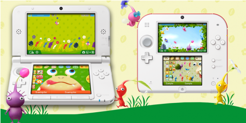 Pikmin For Nintendo 3ds - Handheld Game Console (500x500), Png Download