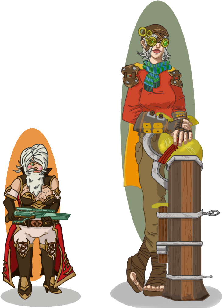 A Sniper & Battlerite's Jade Outfit Swap - Illustration (1055x1046), Png Download